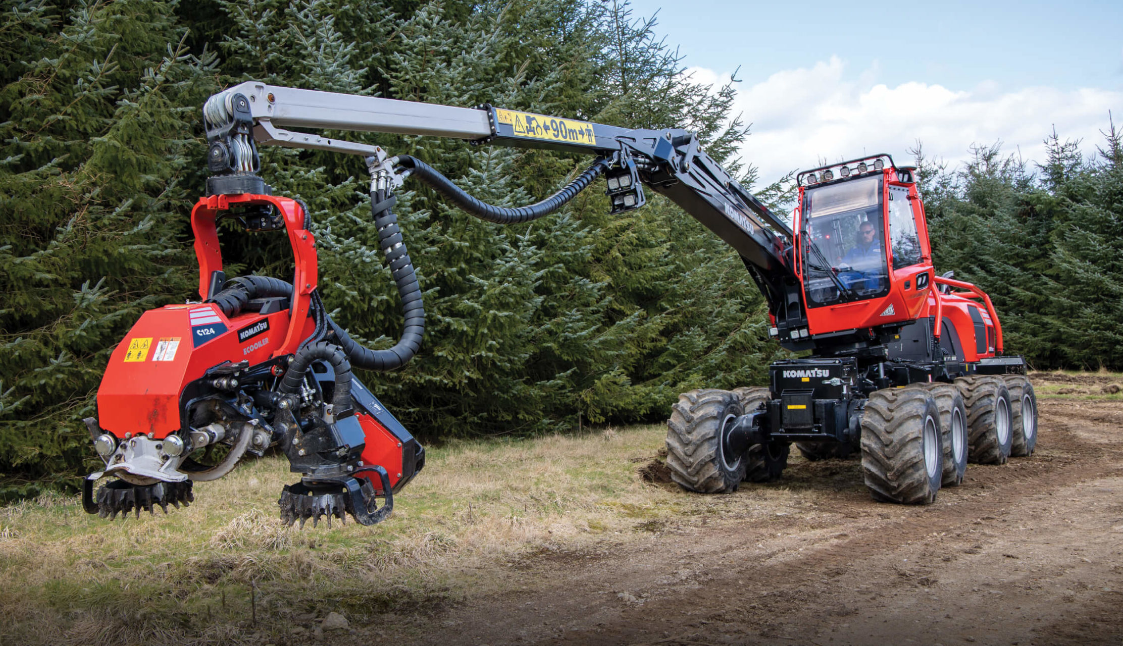 Komatsu 901Xc Harvester